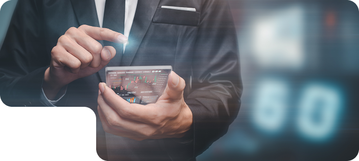 Team collaborating in an office