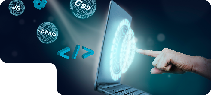 Team collaborating in an office