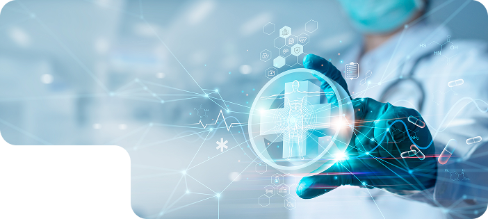 Team collaborating in an office